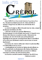 Crépol Infos 72 de Mai 2021